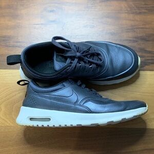 Nike Air Max Thea Metallic and White Women's Sneakers